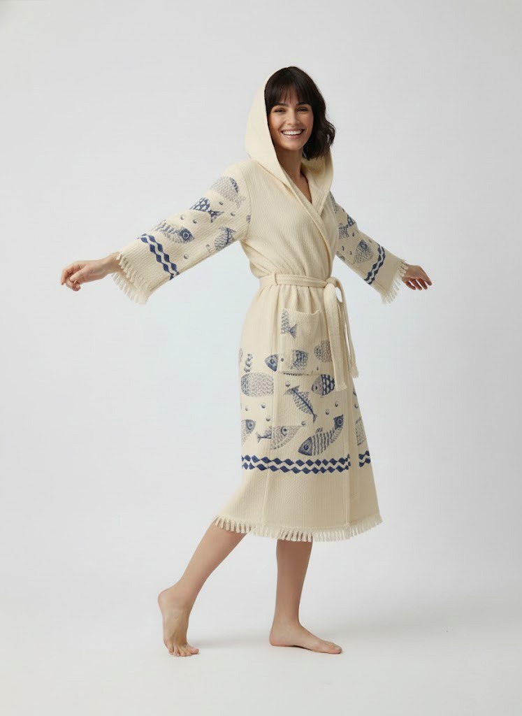 Children's Piqué Robe
