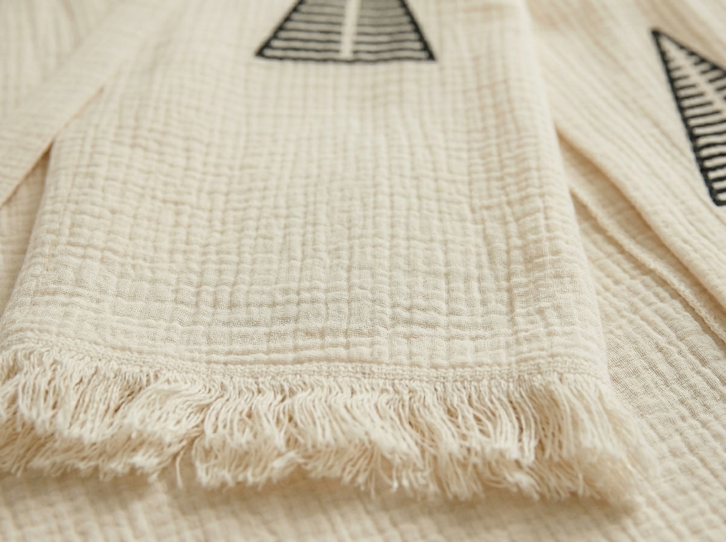 Muslin Kaftan Kimono — Leaf