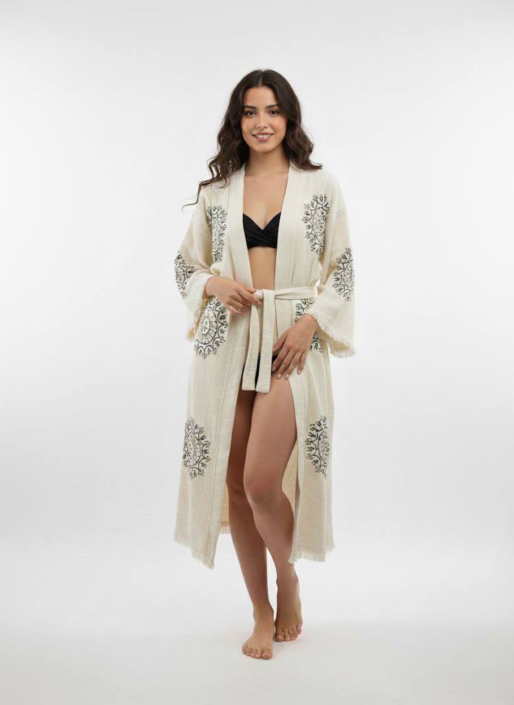 Muslin Kaftan Kimono — Yin Yang