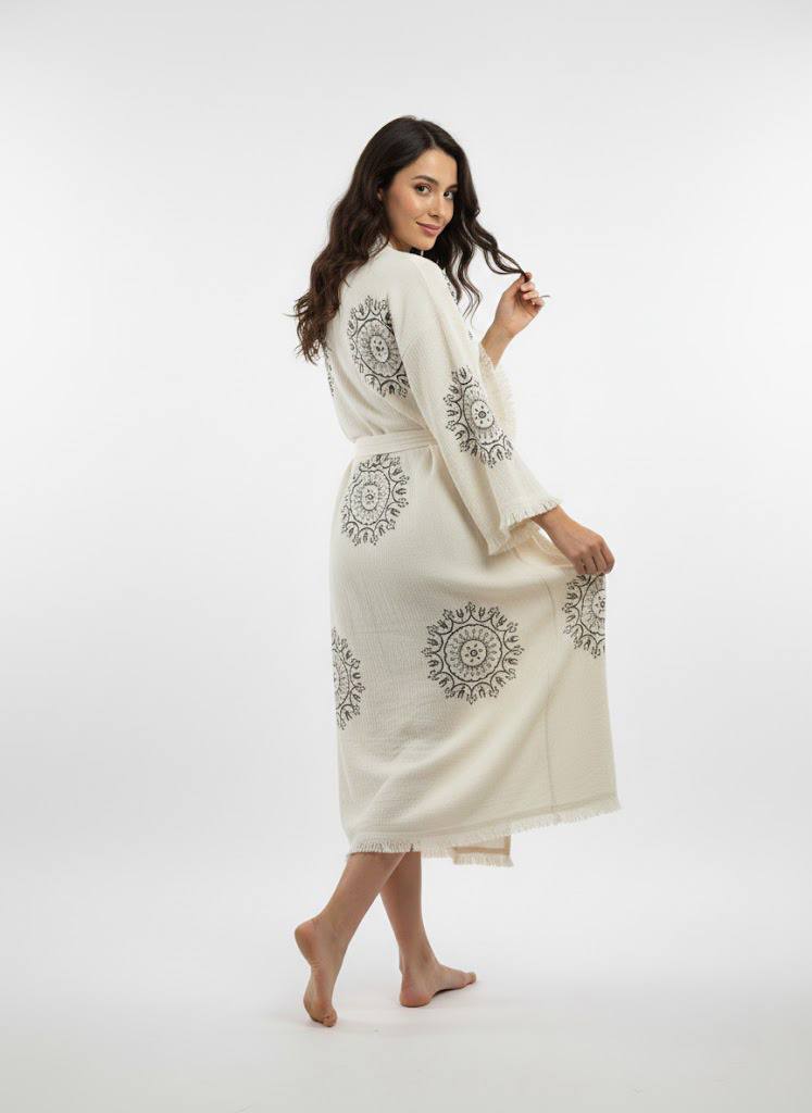 Muslin Kaftan Kimono — Mandala