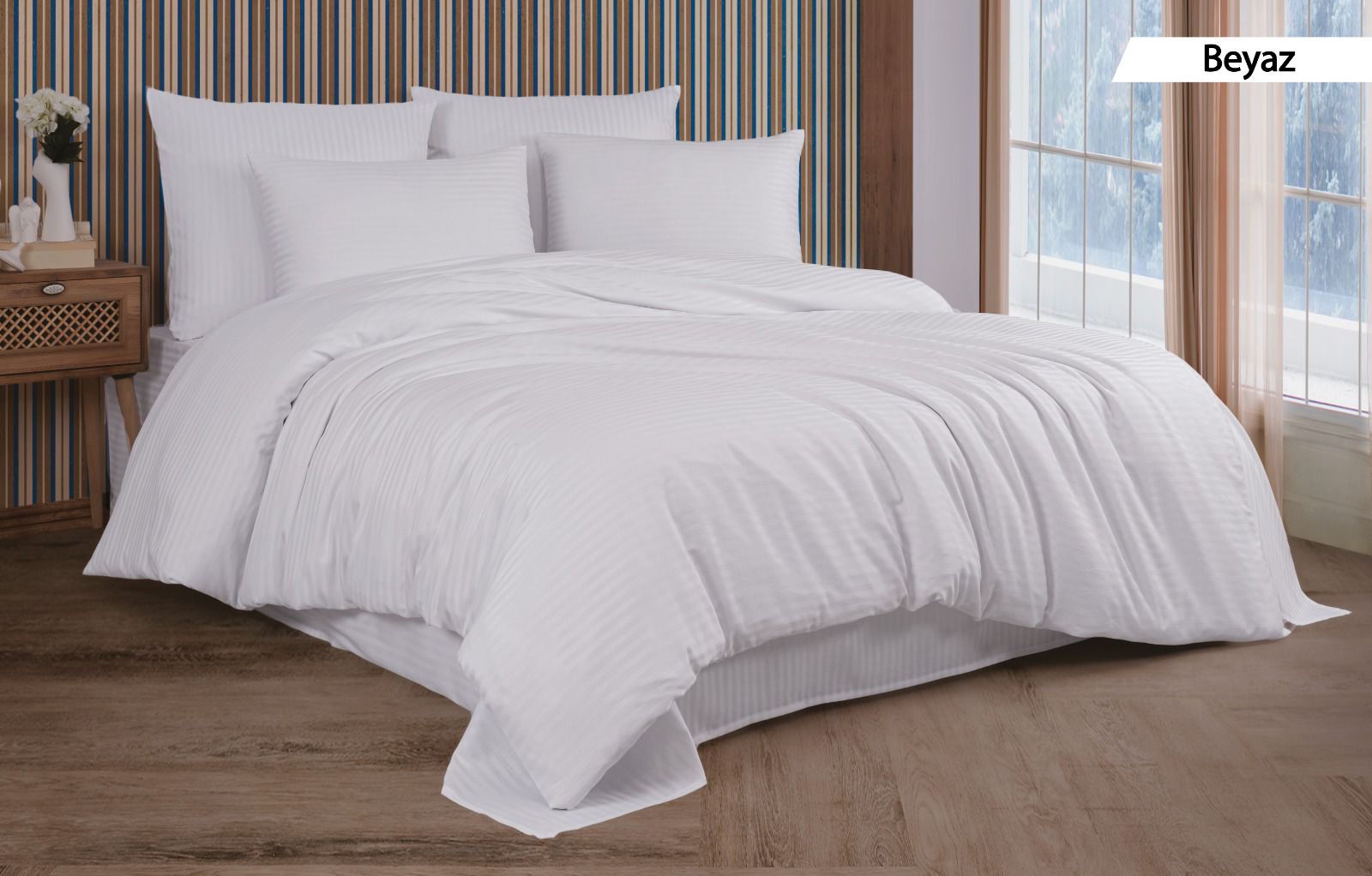 Ranforce Duvet Set — Cream